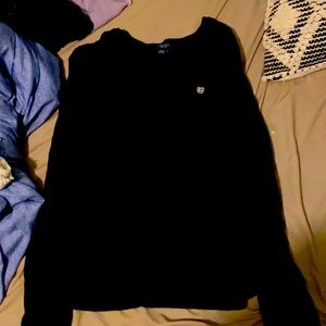 Chaps Black Sweater
